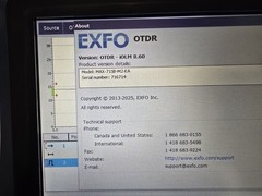 EXFO MAX-715B-M2 w/ OTDR SM 1310 1550 + 1625 LIVE w/ PM VFL WiFi BT MaxTester