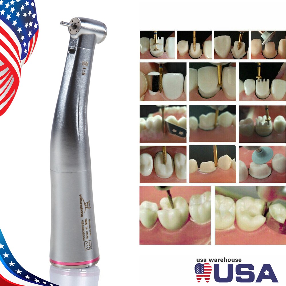 Dental X95L 1:5 Increasing Handpiece Led Fiber Optic Inner Water Spray F/ NSK st