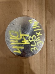 1 Slice 4140 Hot Rolled Steel Bar Round Stock Heat Treated 3” OD x ~1 1/4”