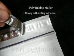 10 Poly Bubble Envelopes #00 / 5”x 10” Self-sealing Mailers ~ Made in the USA