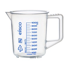 Measuring Jug, 1000ml – Polypropylene – Screen Printed Graduations – Eisco Labs