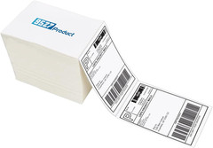 Fanfold 4 X 6 Direct Thermal Labels White Perforated Shipping Labels, 1000 La…