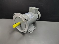 1/2HP DC MOTOR FRAME 56C 90VDC 1750RPM TEFC 90V PERMANENT MAGNET SPARE BRUSHES