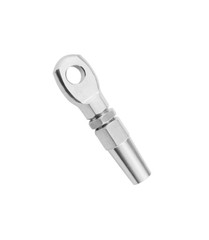 T316 Stainless Steel Swageless Eye Terminal for 1/8″ Cable Railing