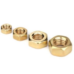 M1.4 M1.6 M2 M2.5 M3 M4 M5 – M22 Brass Hex Nuts DIN934 Metric Full Nuts Fastener