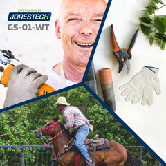 12 Pairs Poly Cotton String Knit Work Gloves for Warehouse GS-01