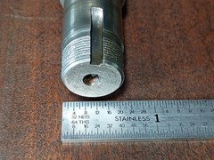 (1) Bardons & Oliver N307 Live Center Straight Shank W/ SKF 7203 7204 Bearings