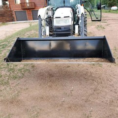Titan Attachments 60″ Skid Steer Dirt Bucket V2, 1/8″ Thick Structural Steel
