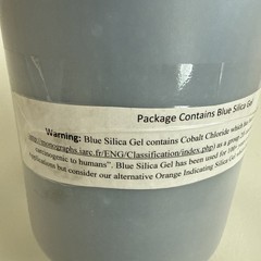 Blue Indicating Silica Gel Beads Moisture Absorbing Desiccant 1 Gallon