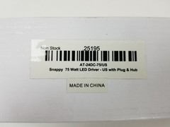 Snappy SE75-24V(UL)-S LED Power Supply In: 100-120VAC Out: 24VDC NEW