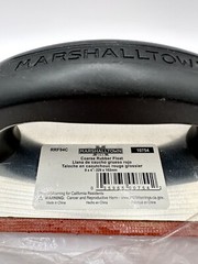 6pcs Marshalltown 4 in. W X 9 in. L Rubber Float Coarse 10754