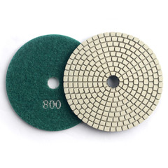 7PCS 5 Inch Diamond Polishing Pads for Wet Granite Stone Marble Concrete Polish