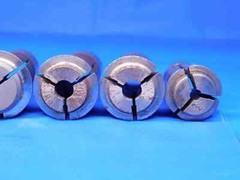 9 PCS LOT OF SOUTHWICK & MEISTER TF SERIES COLLETS SIZES RANGE FROM .106 TO 1.26