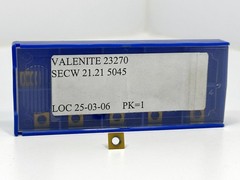 Valenite SECW 21.21 | New Carbide Inserts 23270 | Grade 5045 | 11pcs
