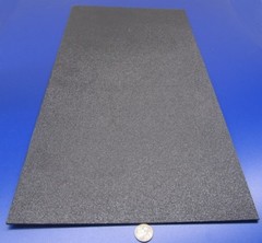 Black ABS Sheet 1/8″ (.125″) X 12″ X 24″ Haircell Textured One Side