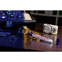 edding 8280 securitas uv marker – colourless – 1 pen – round nib 1.5-3 mm – b…