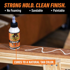 Ultimate Waterproof Wood Glue, Natural Wood Color, 8 Ounce (Pack of 1) – Waterpr