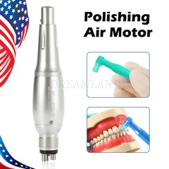 1-5 Dental Hygiene Prophy Handpiece Air Motor 4Holes 4:1 Nose Cone 360°Swivel