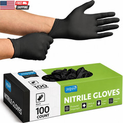 Black Nitrile Disposable Gloves | 4.5 Nitrile Disposable Safety Medical Cooking