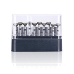 10pcs/pk Dental FG Diamond Burs WR-13S Circular Wheel For High Speed Handpiece