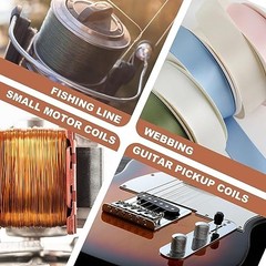 Coil Winding Machine 1/16″-1/2″ Manual Hand Winder with Counter for Guitar Picku
