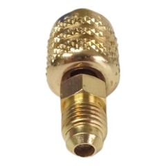 Yellow Jacket 19124 A2L Bottle Adapter 1/4″ LH FFL to 1/4″ RH MFL Straight