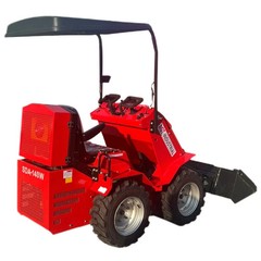 AGT SDA-140W Mini Skid Steer 0.8Ton Compact Wheel Loader Ride-on RATO Engine EPA