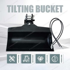 800mm Lengthen Tilting Bucket Attachment for Mini Excavators 0.8Ton-2Ton