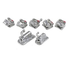 Dental Orthodontic Self Ligating Brackets Damon Q Clear Ceramic Metal Roth MBT