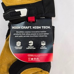 Mechanix Wear M-Pact Leather Gloves Shock Absorbing, Machine Washable Size M
