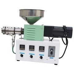 Single Screw Extruder Plastic Heating Extrusion Machine 110V 0.1-2kg/h Dia 1”