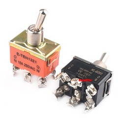 E-TEN1021/1221/1321 Rocker Switches Toggle Switch 2/3/4/6 Pin 2/3 Position 250V