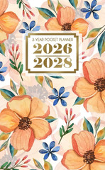 3-Year Pocket Planner 2026-2028: Stay Organized for 36 Months from January 2026