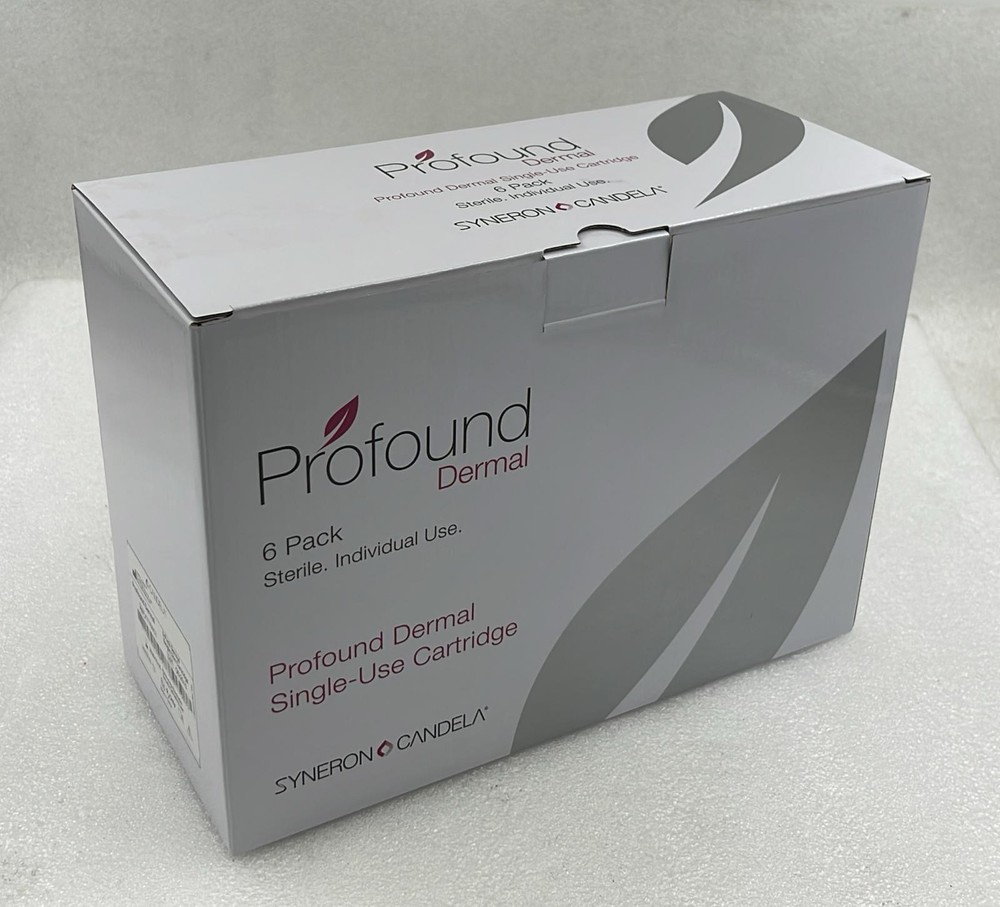 6 PACK- Syneron Candela Profound Dermal Single-Use Cartridge KT76653 Tip AS77795