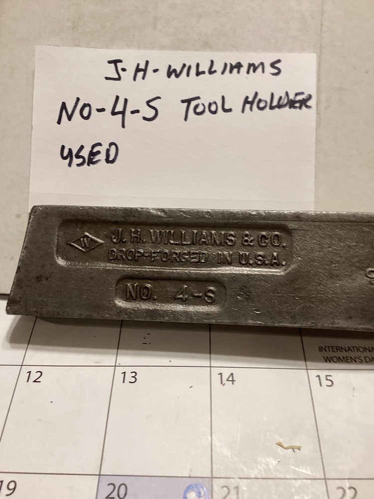 J H Williams #4-S Tool Holders