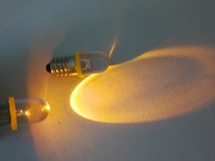 E10 12V Red Yellow Blue Green White 1447 style Screw In Led Bulb for DIY LIONEL