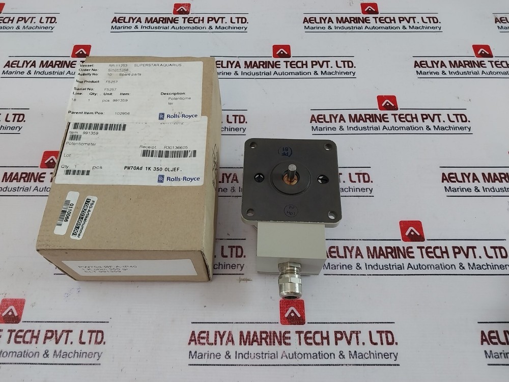 FSG PW 70D/OF/A/IP40 Potentiometer 1 kohm ± 1%/350°