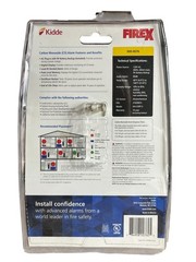 Kidde Firex 900-0076 Carbon Monoxide CO Alarm Detector Plug-in with Battery
