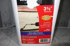 FastenMaster FMLL358B LedgerLOK Deck Ledger Fastener Hex Washer 3-5/8″ 250 Screw