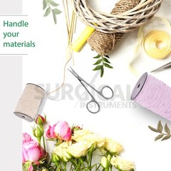 2 Iris Scissors 4.5″ Curved & Straight Surgical Dental Instruments
