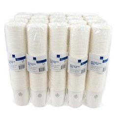 Abena Disposable Paper Coffee Cups, Hot/Cold Beverages, 8, 12, 16 Oz – 1000ct