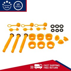 3x Replacement Spout Nozzle Vent Kit For Plastic Gas Cans Old Style Cap7 Gas Can