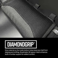 Diamondback Tempo Tool Belt with Lumbar Support, XS/S | Padded back panel wit…