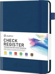 A5 Check Registers for Personal Checkbook, Ledger Transaction Registers Log B…