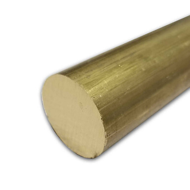 0.656 (21/32 inch) x 12 inches, C360-H02 Brass Round Rod, Bar Stock