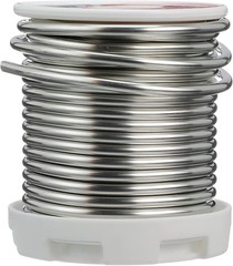 Safe-Flo Wire Solder, 1 Lb. Bulk, Solid, Silver Gray
