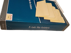 Office Depot 3-tab File Folders Legal Manila QTY: 100 810-846