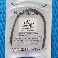 10Packs Dental Super Elastic NITI Arch Wires Orthodontic Round Natural Form Arcs
