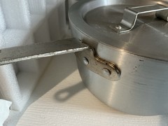 Update International ASP- Aluminum Fry Pot w/ Lid and Aluminum Perforated Basket