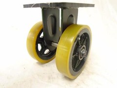 6″ Forged Kingpinless ERGO Maintenance Free Swivel Caster &Rigid Prec Sealed Brg